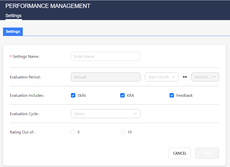 Performance Management System